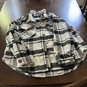 Plaid jacket in excellent used condition